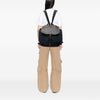 Bottega Veneta Canvas and Nappa Intrecciato Flap Backpack Secondhand