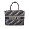 Dior Medium Oblique Embroidered Canvas Book Tote Secondhand