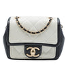 Chanel Mini Square Calfskin Graphic Flap Crossbody Secondhand