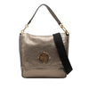 LOEWE Small Metallic Leather Anagram Maia Satchel Secondhand