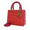 Dior Medium Bicolor Lambskin Cannage Lady Dior Secondhand