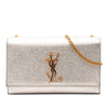 Saint Laurent Metallic Textured Calfskin Star Monogram Kate Crossbody Secondhand