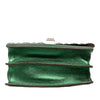 Fendi Small Leather Scalloped Kan I Crossbody Secondhand