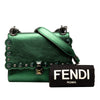 Secondhand Fendi Small Leather Scalloped Kan I Crossbody