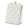 Chanel Lambskin and Acrylic Kiss Clutch with Chain Secondhand