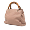 Gucci Small Calfskin Bamboo Shopper Satchel Secondhand