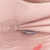 Prada Mini Crystal Embellished Satin and Leather Triangle Pouch Secondhand