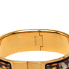 Hermès Wide Enamel Equestrian Loquet Bracelet GM Secondhand