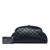Chanel Quilted Caviar Timeless Kisslock Clutch Secondhand