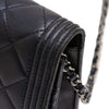Chanel Quilted Lambskin Boy Wallet On Chain Secondhand