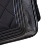 Secondhand Chanel Quilted Lambskin Boy Wallet On Chain