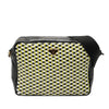 Prada Leather Perspective Cubes Shoulder Bag Secondhand
