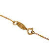 Chanel CC Gold Plated Textured Pendant Necklace Secondhand