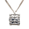 Louis Vuitton Brass Monogram Trunk Pendant Necklace Secondhand