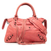 Balenciaga Lambskin Motocross Classic Town Satchel Secondhand