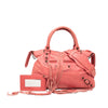Balenciaga Lambskin Motocross Classic Town Satchel Secondhand