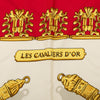 Hermès Les Cavaliers d Or Silk Scarf 90 Secondhand