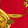 Hermès Les Cavaliers d Or Silk Scarf 90 Secondhand