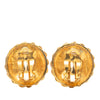 Chanel Gold Plated Mademoiselle Clip on Earrings Secondhand