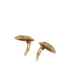 Chanel CC Gold Plated Woven Round Clip On Earrings Secondhand