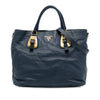 Prada Soft Calfskin Open Convertible Shopping Tote Secondhand