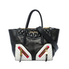 Miu Miu Small Tricolor Nappa Biker Twin Pocket Satchel Secondhand