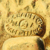 Chanel CC Gold Plated Square Clip On Earrings Secondhand