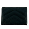Saint Laurent Grain de Poudre Monogram Trifold Wallet Secondhand