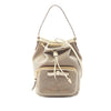Prada Canapa Logo Jacquard Bucket Bag Secondhand