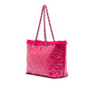 Secondhand Chanel Quilted Tweed PVC Funny Tote
