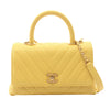 Chanel Mini Chevron Caviar Coco Top Handle Bag Secondhand