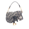 Dior Mini Oblique Canvas Saddle Bag Secondhand