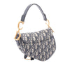 Dior Mini Oblique Canvas Saddle Bag Secondhand