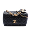 Chanel Medium Quilted Lambskin Private Affair Camellia Flap Secondhand