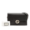 Gucci Leather Interlocking G Dollar Wallet on Chain Secondhand