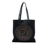 Fendi Canvas Logo Patch Tote Secondhand