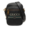 Gucci Mini Grained Calfskin Logo Crossbody Secondhand