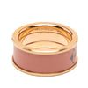 Hermès Medium Gold Plated Enamel H Diamant Uni Ring Secondhand