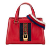 Gucci Leather Sylvie Web Top Handle Satchel Secondhand