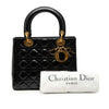 Secondhand Dior Medium Patent Cannage Lady Dior