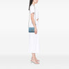 Chanel CC Quilted Denim Pearl Crush Wallet On Chain Secondhand
