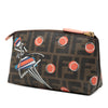 Fendi Zucca Coated Canvas Ballerina Pouch Secondhand