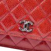 Chanel Paris Dallas CC Quilted Patent Goatskin Wallet on Chain Secondhand