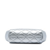 Chanel Metallic Lambskin Quilted Evening Wristlet Clutch Secondhand