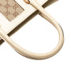 Gucci Calfskin and GG Canvas Nailhead Tote Secondhand