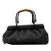 Gucci GG Canvas Wood Frame Handbag Secondhand