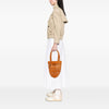 Chloé Small Raffia Embroidered Logo Summer Banana Tote Secondhand