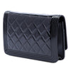 Chanel Quilted Patent Boy Wallet on Chain Secondhand