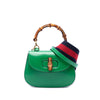 Gucci Mini Calfskin Web 1947 Bamboo Top Handle Bag Secondhand