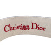 Dior Leather and Embroidered Canvas Wide Belt Secondhand